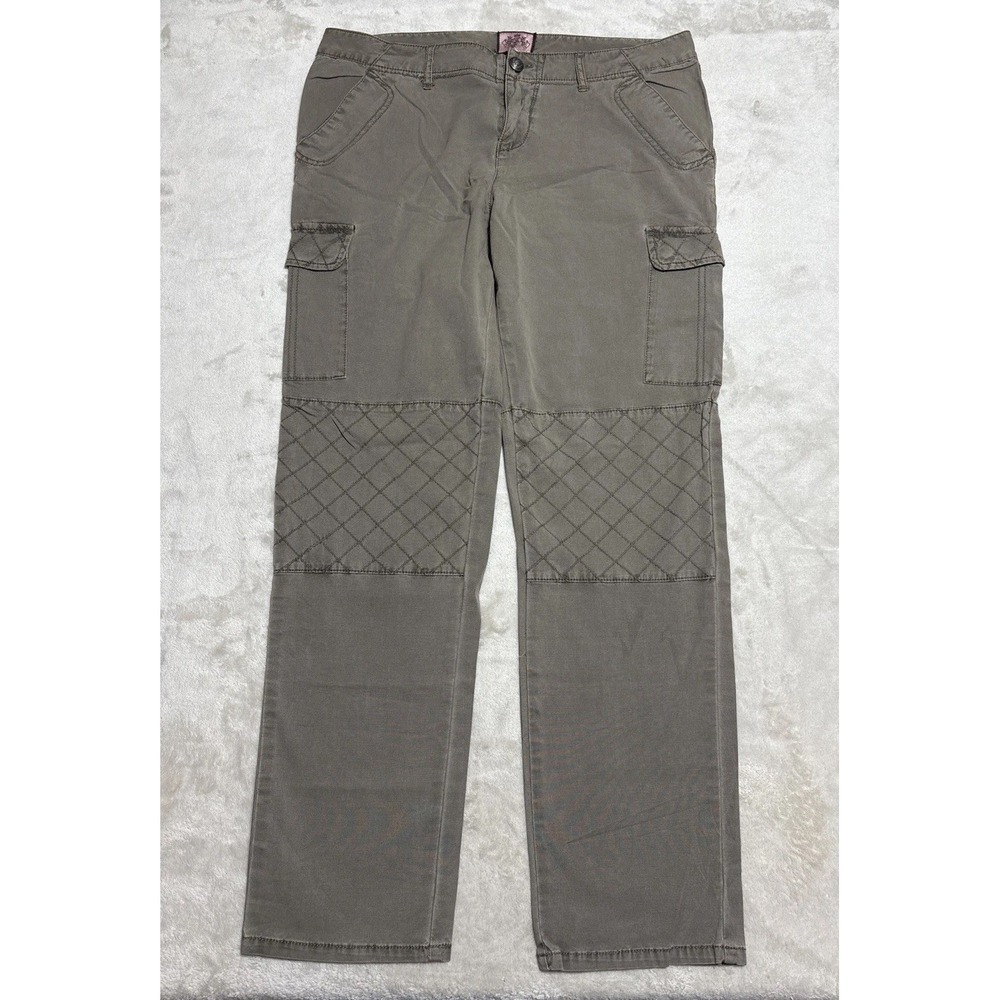 Juicy Couture Cargo Pants Women's Size 10 Khaki Sage Green